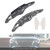 2021-2023 Hyundai Tucson Steering Wheel Paddle Shifter Extension Black Forged Pattern Generic