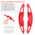 2014-2020 Mazda Atenza Steering Wheel Paddle Shifter Extension Aluminium Red Generic