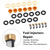 Audi 80 90 100 A4 A6 A8 2.4L 2.6L 2.8L 6* Fuel Injectors Repair Kit