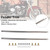 Front Fender Spears Trim Fit For Touring Road King 1982-23 Softail 86-17