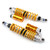 360mm 14" Adjustable Rear Shock Absorbers Yamaha XJR 1300 Pair Gold 360mm 14" Adjustable Rear Shock Absorbers Yamaha XJR 1300 Pair Gold
