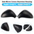 2006-2015 Peugeot 207 Hatchback Estate & Van Side Mirror Covers Rearview Housing Matte Black Generic