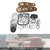 2000-2008 TOYOTA RAV 4 2.0L 2.4L Auto Transmission Master Rebuild Kit Overhaul Seals U140E U140F Generic