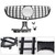 Mercedes Benz E-Class Front Upper Grille With Camera Hole Black Generic Mercedes Benz E-Class Front Upper Grille With Camera Hole Black Generic