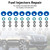 2015-2020 Cadillac Escalade 8PCS Fuel Injectors Repair Kit Generic