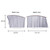 4 PCS Universal Car Side Window Sun Shades Silver For Breast feeding Taking a nap