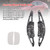 2024-2025 Mazda CX-90 Carbon Look Steering Wheel Paddle Shifter Extension Black Forged Pattern Generic