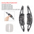 2024-2025 Mazda CX-90 Carbon Look Steering Wheel Paddle Shifter Extension Black Forged Pattern Generic
