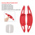 2023-2024 Mazda CX-50 Carbon Look Steering Wheel Paddle Shifter Extension Aluminium Red Generic