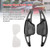 2018-2024 Cadillac XT4 Steering Wheel Paddle Shifter Extension Carbon Fiber Black Look Generic