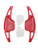 2020-2024 Cadillac CT4 Steering Wheel Paddle Shifter Extension Carbon Fiber Red Look Generic