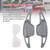 2020-2024 Cadillac CT4 Steering Wheel Paddle Shifter Extension Aluminium Grey Generic