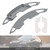 2023 Lexus RX LM Steering Wheel Paddle Shifter Extension Aluminium Grey Generic