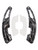 2018-2024 Lexus RX NX UX ES LS LM Steering Wheel Paddle Shifter Extension Black Forged Pattern Generic