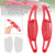 2011-2023 Suzuki Swift Steering Wheel Paddle Shifter Extension Carbon Fiber Red Look Generic