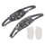 2011-2023 Suzuki Swift Steering Wheel Paddle Shifter Extension Black Forged Pattern Generic