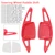 2020-2024 Audi S4 S6 S7 S8 Steering Wheel Paddle Shifter Extension Carbon Fiber Red Look Generic