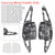2020-2024 Audi S4 S6 S7 S8 Steering Wheel Paddle Shifter Extension Black Forged Pattern Generic