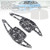 2023-2024 Audi Q6 Steering Wheel Paddle Shifter Extension Black Forged Pattern Generic