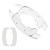 2021-2023 Range Rover Evoque Steering Wheel Paddle Shifter Extension Aluminium Silver Generic