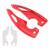 2017-2025 Subaru BRZ Steering Wheel Paddle Shifter Extension Aluminium Red Generic