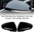 2009-2013 VOLKSWAGEN GOLF MK6 HATCHBACK CONVERTIBLE 2pcs Door Wing Mirror Cover Caps Casing Gloss Black Generic
