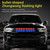 8Pcs Front Grille LED Flashing Lighting Bullet Head Appearance For Universal Car