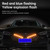16Pcs Front Grille LED Flashing Lighting Bullet Head Appearance For Universal Car