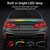 Car Tail Streamer Lamp Carbon Fiber LED Light Rear Wing Spoiler Lip Brake Trunk Multicolour 1.3M Car Tail Streamer Lamp Carbon Fiber LED Light Rear Wing Spoiler Lip Brake Trunk Multicolour 1.3M