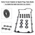 1992-1995 525i E34 24V M50B25 2.5L Valve Cover Gasket w/ Spark Plug Tube Seals 11121738701 Generic