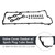 1993 525iT E34 M50B25 2.5L Valve Cover Gasket w/ Spark Plug Tube Seals 11121738701 Generic