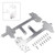 Chevy S10 LS Aluminum Ignition Coil Mounting Bracket Plate 551115-01 Generic