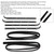 1987-1996 Ford Bronco 4PCS Door Window Seal Belt Weatherstrip + 2PCS Seal Kit Generic 1987-1996 Ford Bronco 4PCS Door Window Seal Belt Weatherstrip + 2PCS Seal Kit Generic