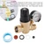 RV Water Pressure Regulator For RV Camper. Brass Lead-Free Adjustable Camper Water Pressure Regulator with 0-160 PSI Gauge Reducer Valve W Filter
