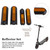 Set of 4 Scooter Side Covers with Rear Reflector for Xiaomi 4 Pro(1st Gen) Yellow