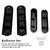 Set of 4 Scooter Side Covers with Rear Reflector for Xiaomi 4 Pro(1st Gen) Yellow
