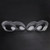2003-2008 Mercedes Benz W230/R230 SL500 SL600 2Pcs Headlight Shell Lens Cover+Glue Generic