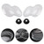 2003-2008 Mercedes Benz W230/R230 SL500 SL600 2Pcs Headlight Shell Lens Cover+Glue Generic