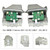 2007-2011 BMW 3 Series E90 LCI 2x LED Turn Signal Headlight Control Unit Module 63127245813 63127245814 Generic