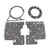 6R80 Auto Transmission Master Rebuild Kit Clutch Plates For Ford Lincoln