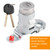 2015-2023 Chevy Equinox Malibu Silverado HD Single Door Lock Cylinder W/2 Keys 13590041 7022907 Generic