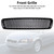 2004-2007 VOLVO S40 V50 Pre-Facelift Front Grille without letter Gloss Black Generic