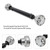 2007-2010 Audi Q7 Front Driveshaft Prop Shaft 7L0521101 Generic