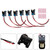 6PCS Fuel Injector Connector Pigtail Plug Wiring Harness Fit Ford Fit Chevy