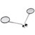 Chrome Rearview Mirror Set For Vespa LX 50 2T/4T & LX 125 & LX 150 2005-2013