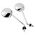 Chrome Rearview Mirror Set For Vespa LX 50 2T/4T & LX 125 & LX 150 2005-2013