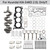 2005-2010 Hyundai Sonata G4KD 2.0L Engine Overhaul Rebuild Kit 20910-2GL02 Generic