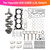 2006-2012 Hyundai Santa Fe G4KD 2.0L Engine Overhaul Rebuild Kit 20910-2GL02 Generic