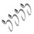 2000-2008 YFM80 YFM660 YFM400 4X Hook Set Air Box Lid Clip 5Th-14436-00-00 Silver Generic