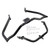 2014-2022 Touring Road Glide Engine Guard Crash Bar Frame Protector Bumper Steel BlackA Generic